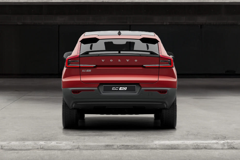 Full Rear View of Volvo EC40