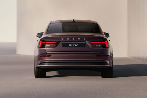 Full Rear View of Volvo S90