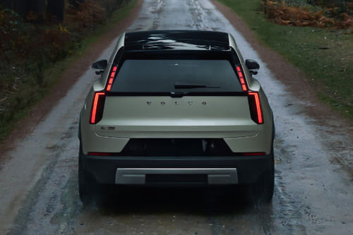 Full Rear View of Volvo EX60