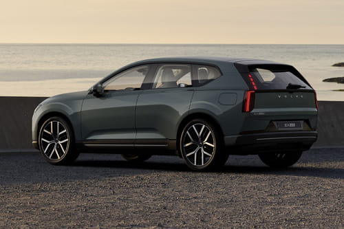 Rear Cross Side View of Volvo EX60