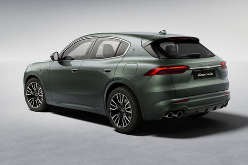 Rear Cross Side View of Maserati Grecale