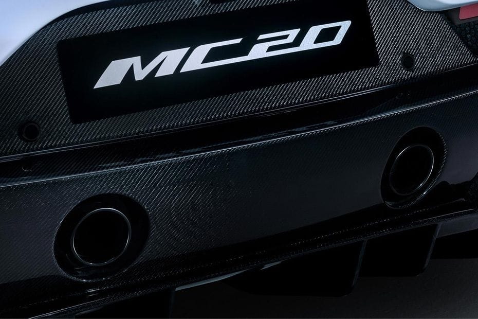 Exhaust Pipe of Maserati MC20 Cielo