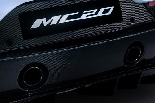 Exhaust Pipe of Maserati MC20 Cielo