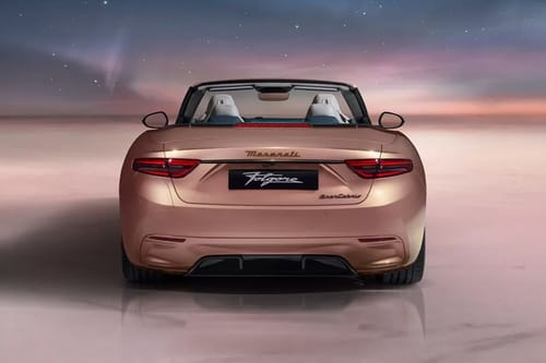 Full Rear View of Maserati GranCabrio