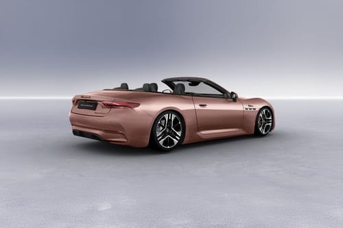 GranCabrio Rear angle view