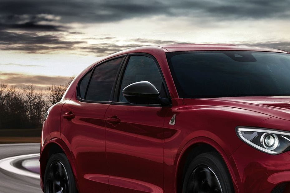 Alfa Romeo Stelvio Quadrifoglio Drivers Side Mirror Front Angle