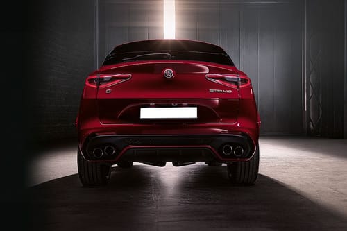 Full Rear View of Alfa Romeo Stelvio Quadrifoglio