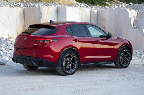 Stelvio Rear angle view