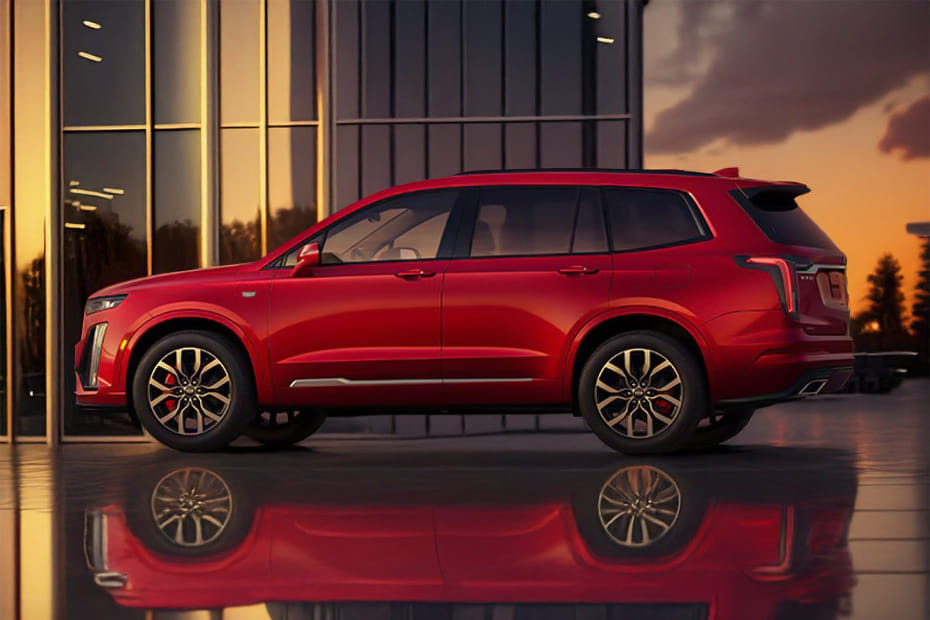 Rear Cross View of كاديلاك XT6