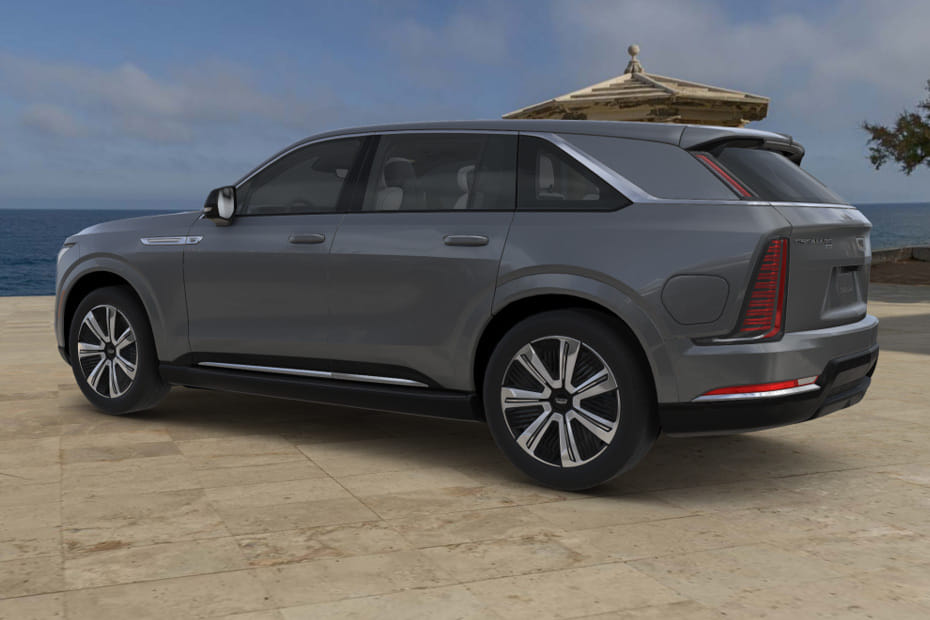 Rear Cross View of كاديلاك إسكاليد آي كيو