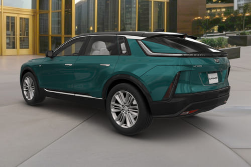 Rear Cross Side View of Cadillac LYRIQ