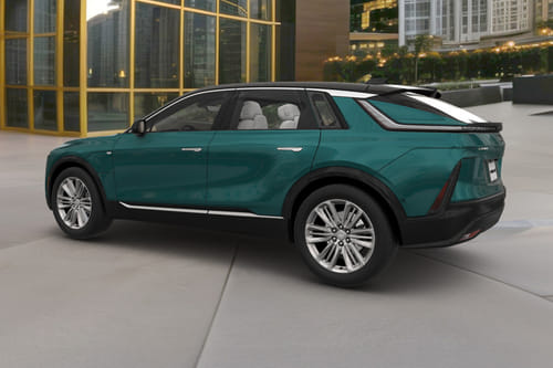 Rear Cross View of Cadillac LYRIQ