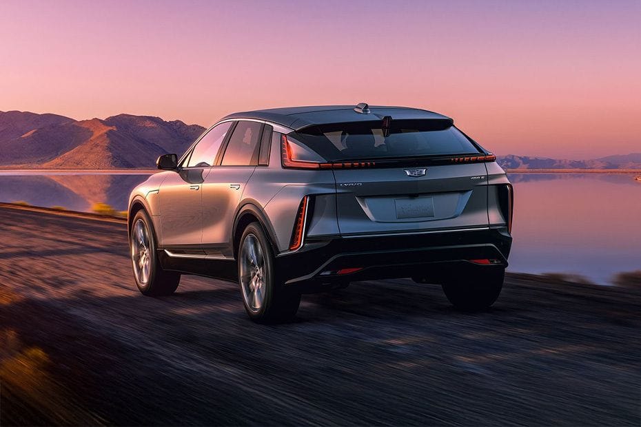 Rear Medium View of Cadillac LYRIQ