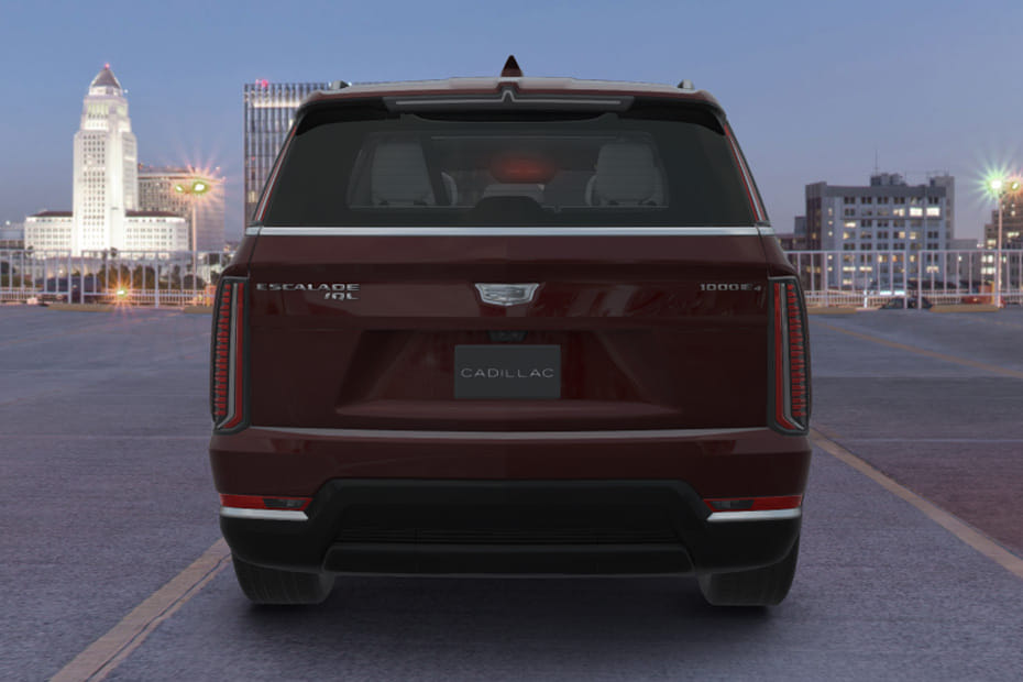 Full Rear View of Cadillac Escalade IQL