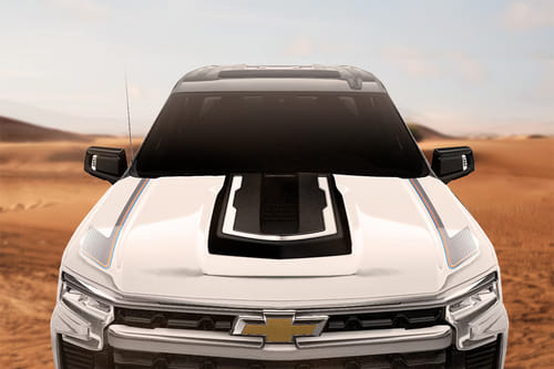 Top View of سيلفرادو إل دي