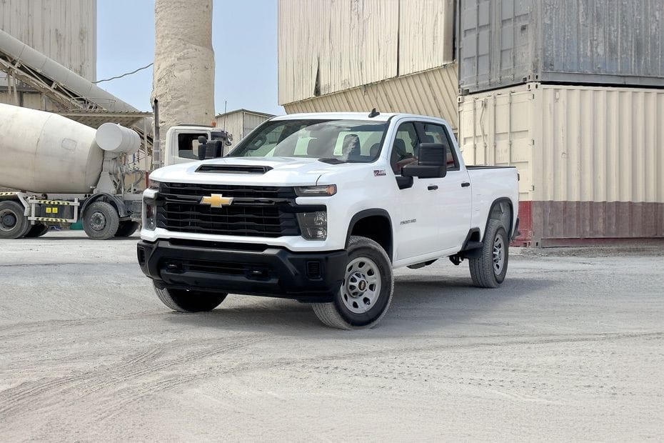Chevrolet Silverado HD Front Cross Side View