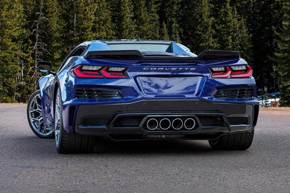 Full Rear View of Chevrolet Corvette ZR1