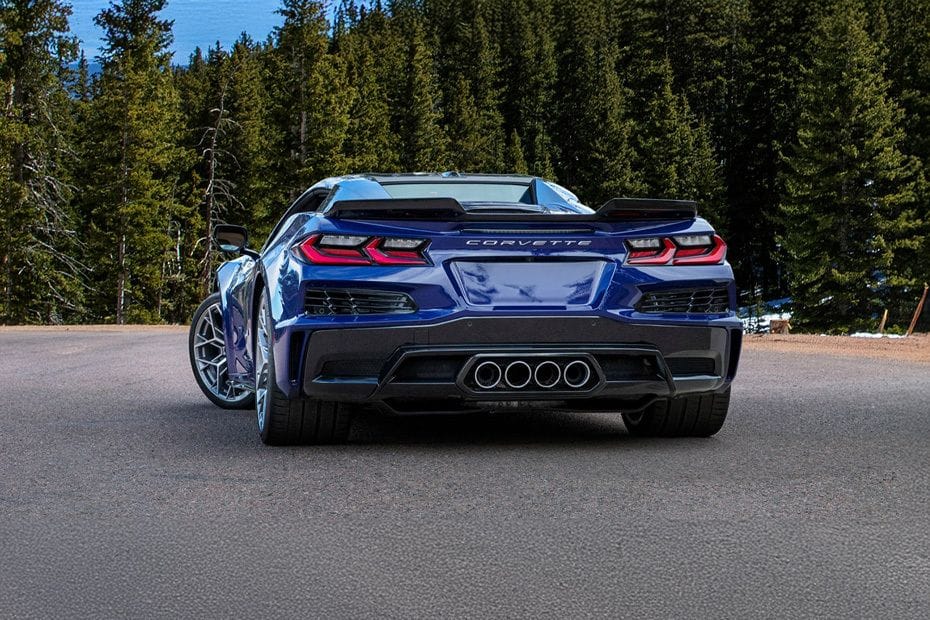 Full Rear View of Chevrolet ZR1