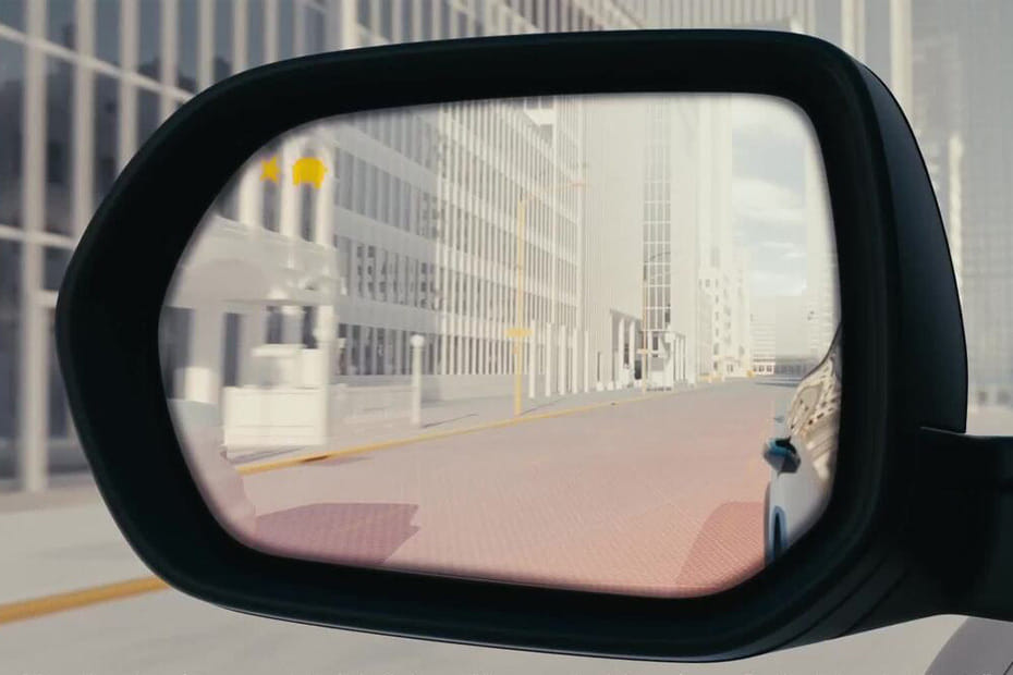 شفروليه Traverse Drivers Side Mirror Rear Angle