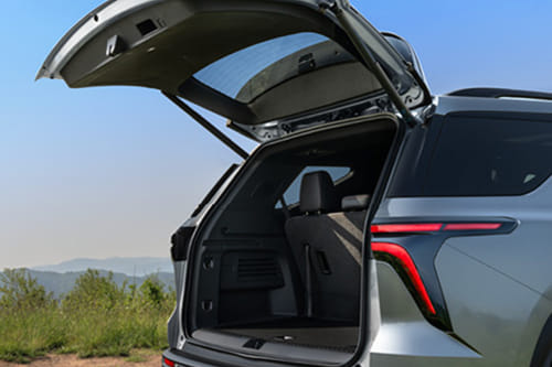 Trunk Open Closer View of Traverse