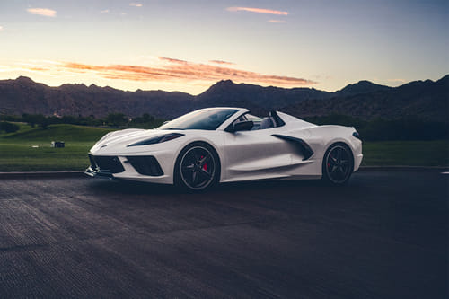 Chevrolet Corvette Stingray Front Side View