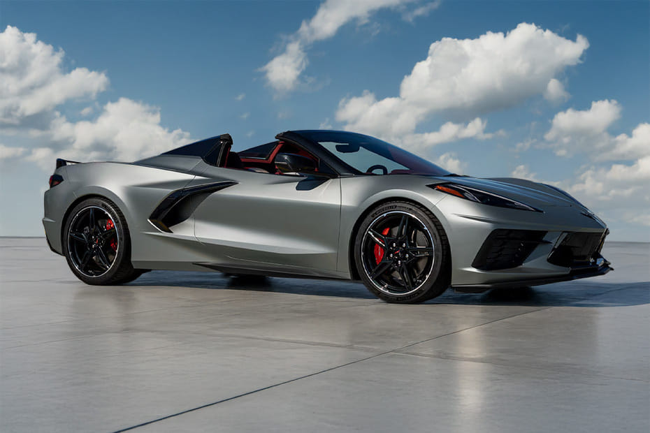 Chevrolet Corvette Front Cross Side View