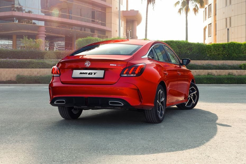 Rear Cross View of MG GT 2024-26