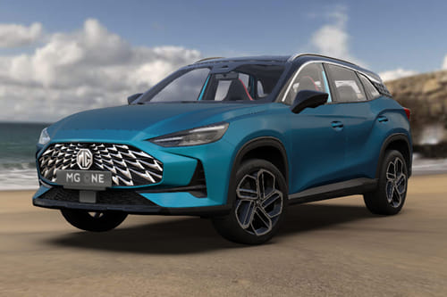 إم جي  One Front angle low view