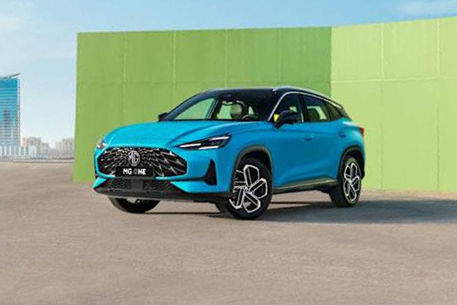 إم جي One Front Cross Side View
