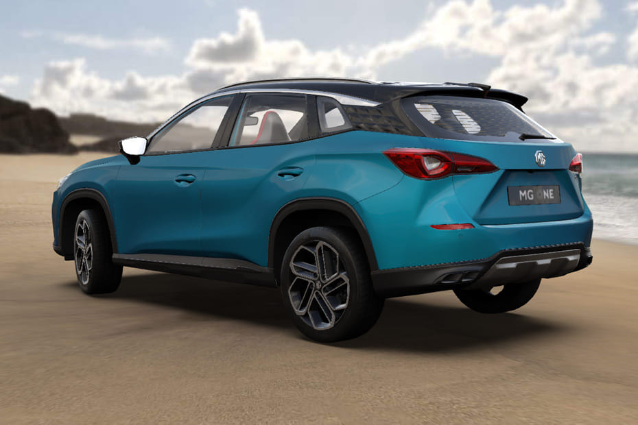 Rear Cross Side View of إم جي One