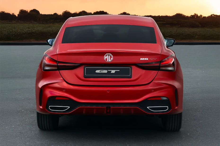 Full Rear View of إم جي جي تي 2026