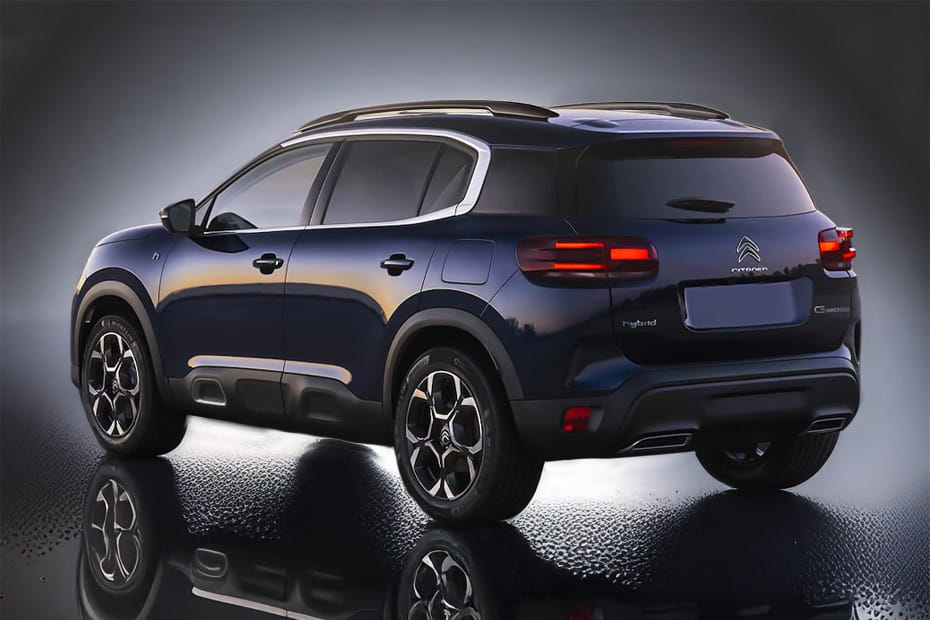 Rear Cross Side View of Citroen C5 Aircross