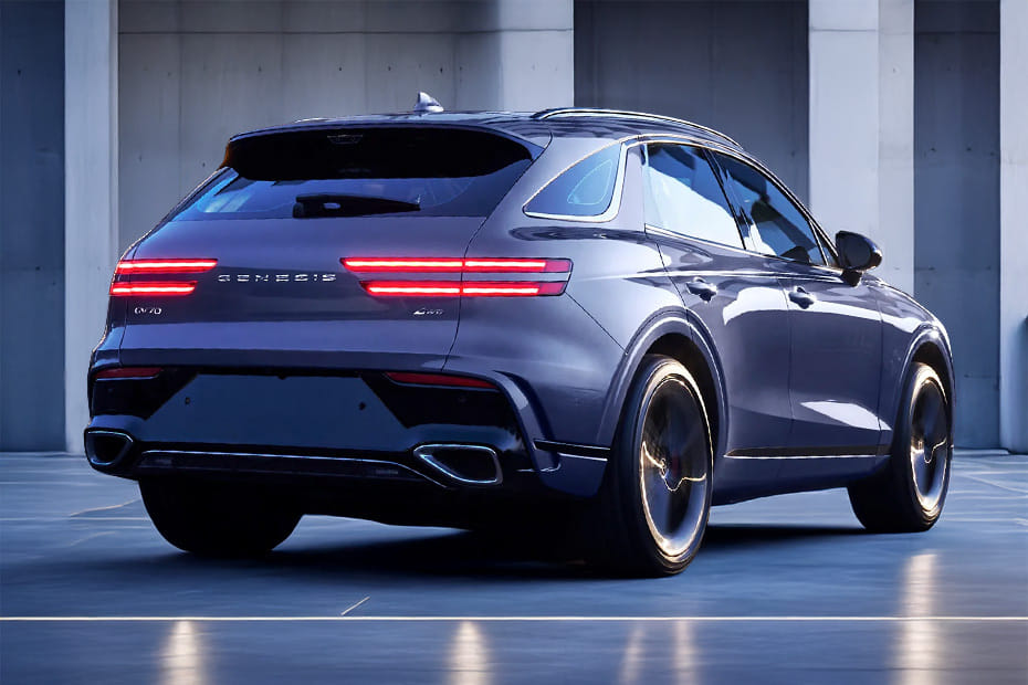 GV70 Rear angle view