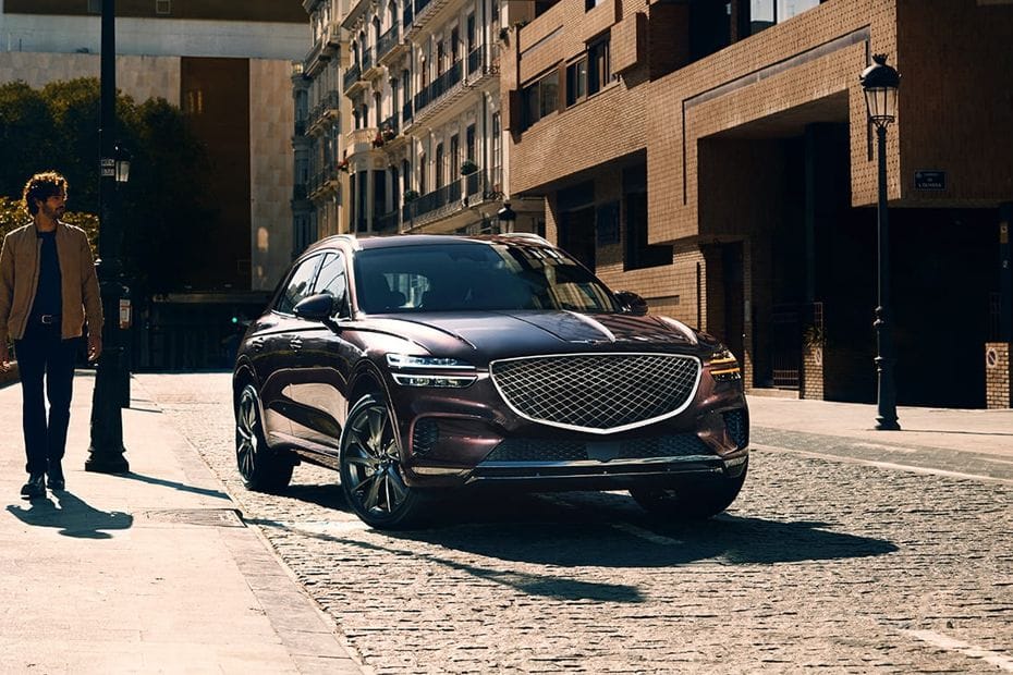 GV70 Tilted Front View