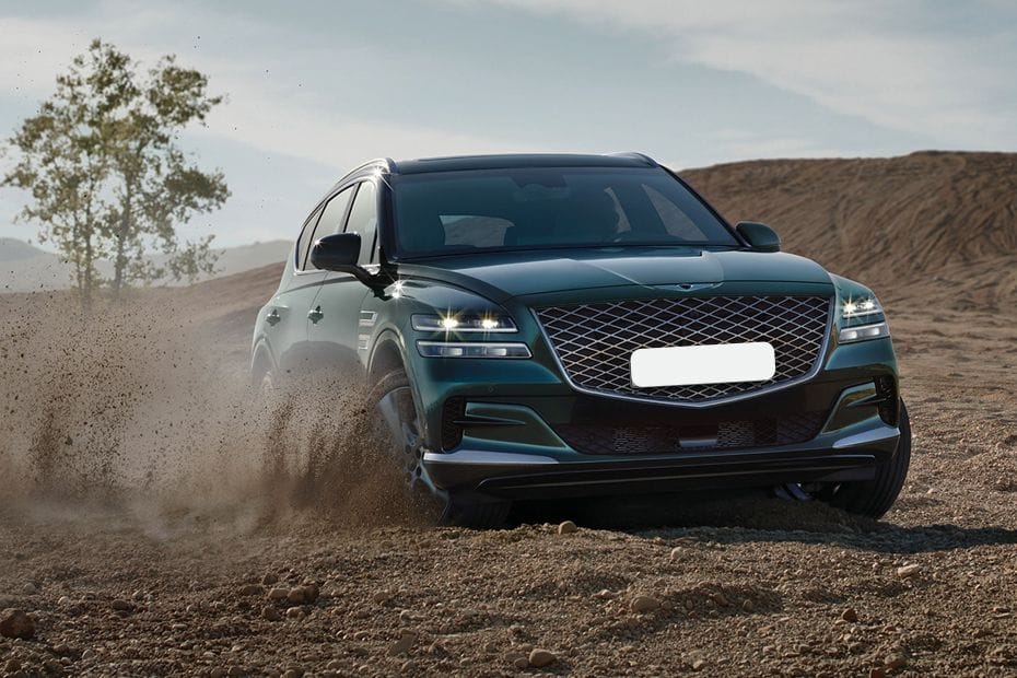 GV80 Tilted Front View