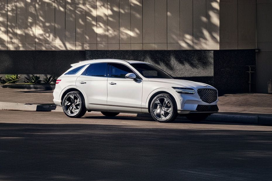 Genesis EV GV 70 Right Corner Front View