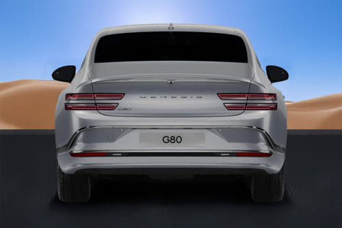 Full Rear View of Genesis EV G 80