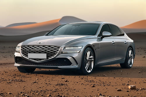 Genesis  G80 Front angle low view