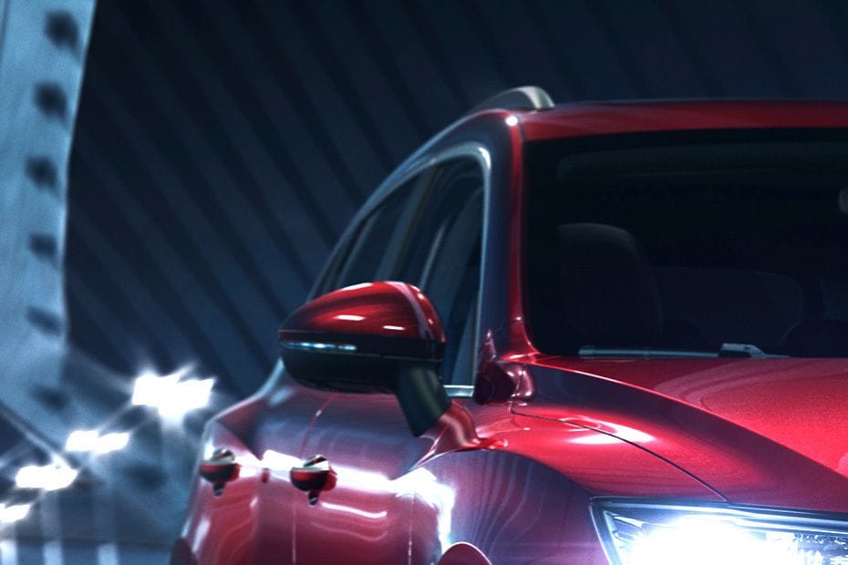 بورجوارد BX5 Drivers Side Mirror Front Angle