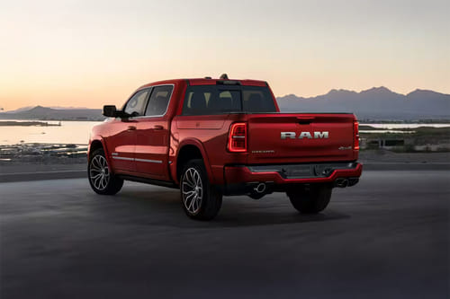 Rear Cross Side View of RAM 1500