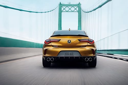 Full Rear View of Acura TLX