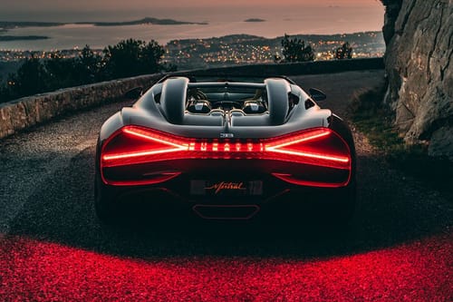 Full Rear View of Bugatti Mistral