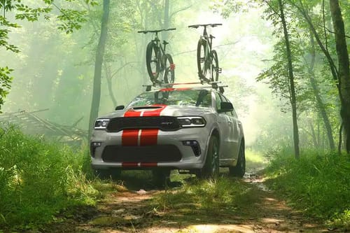 دودج  دورانجو Front angle low view