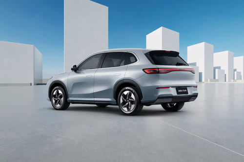 Rear Cross Side View of جيلي إي إكس ٥