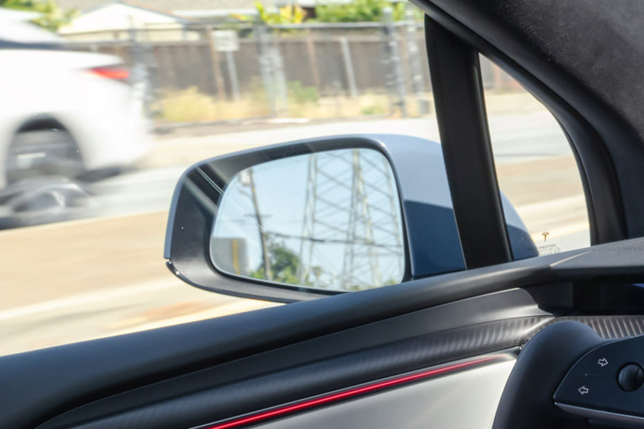 تيسلا موديل إكس Drivers Side Mirror Rear Angle