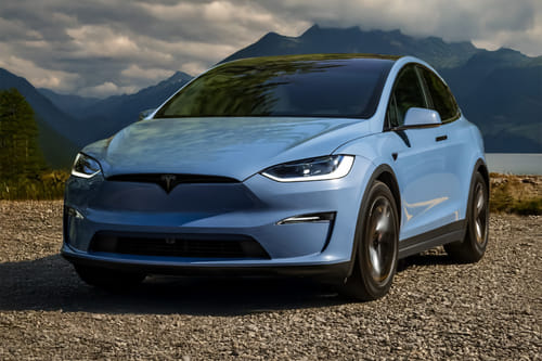 Tesla Model X Front Side View
