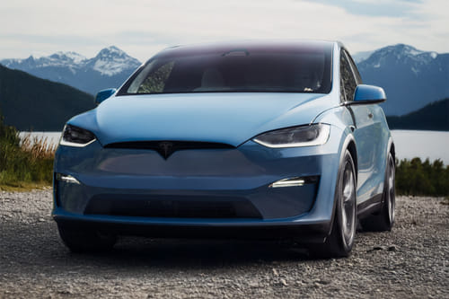 Model X Tilted Front View