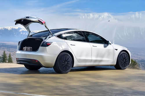 موديل 3 Rear angle view