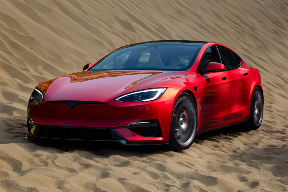 تيسلا موديل إس Front Side View