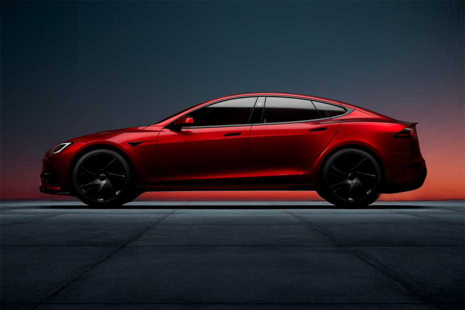 موديل إس Side view